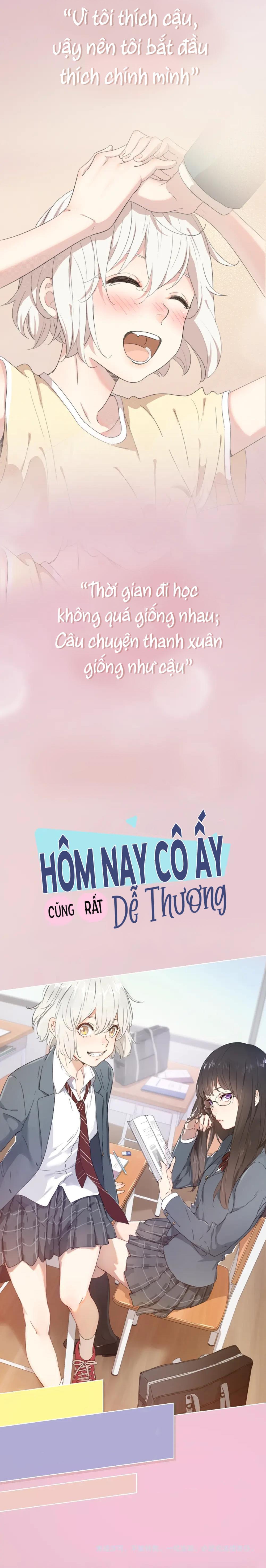 Hôm nay cô ấy cũng rất dễ thương Chapter 0 - Trang 2