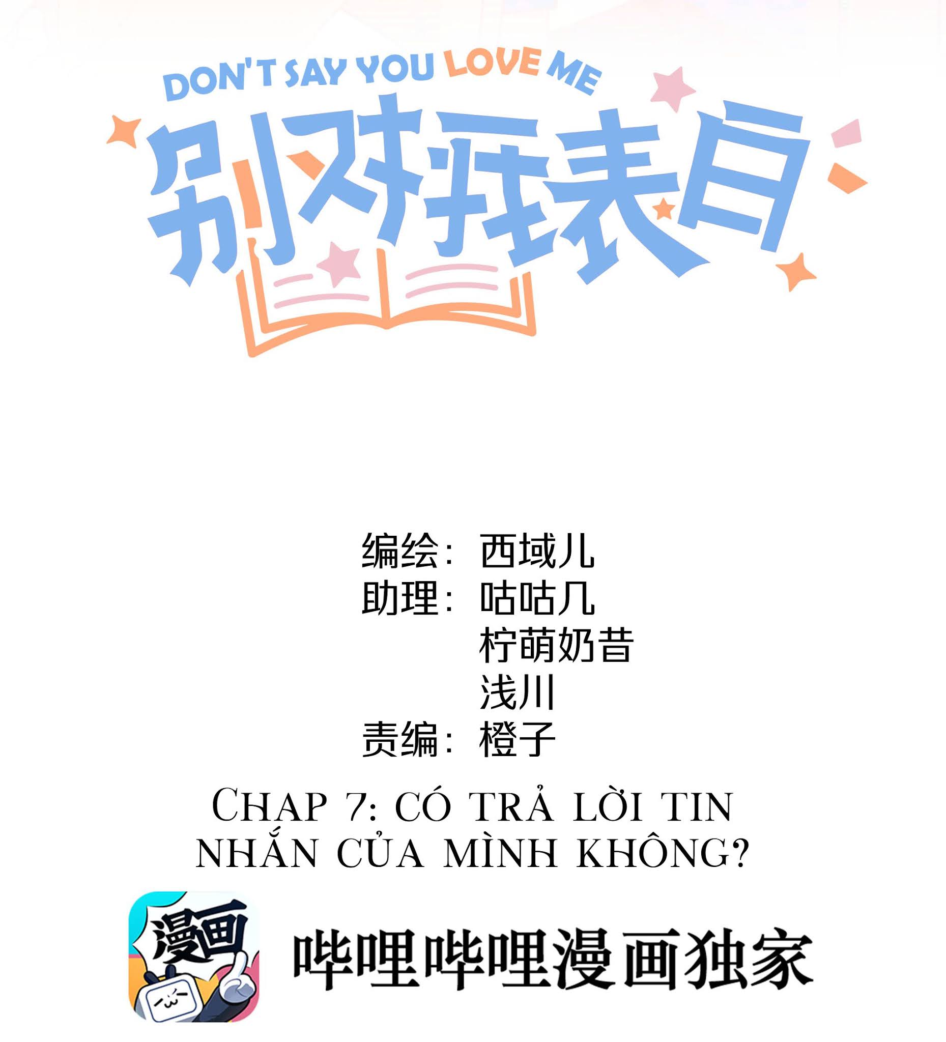 Đừng Nói Yêu Tôi (Don’t Say You Love Me) Chapter 7 - Trang 2