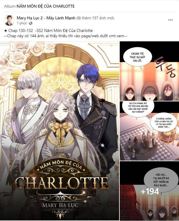 Năm Đại Đệ Tử Của Charlotte Chapter 129 - Trang 2