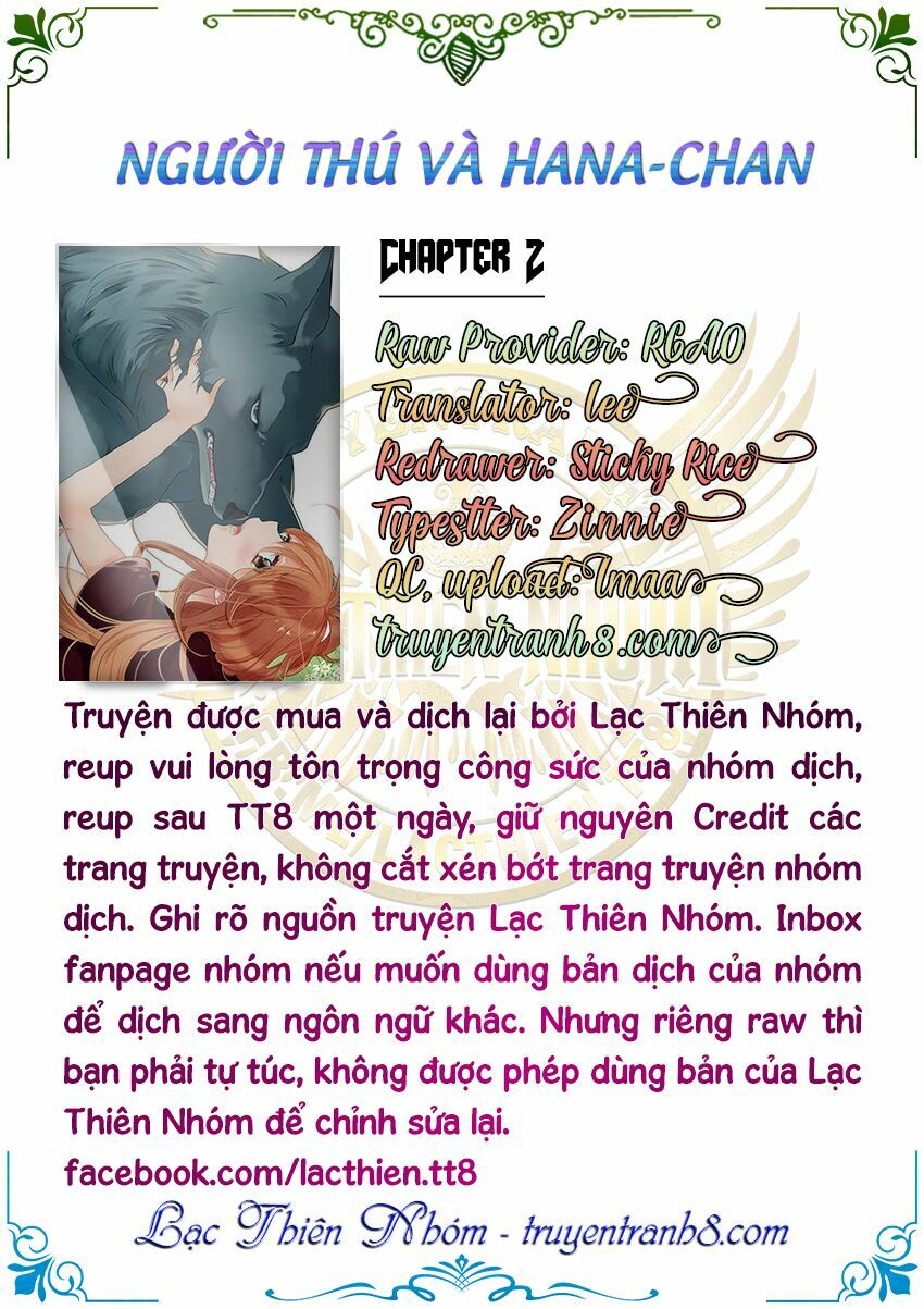 Người Thú Và Hana-Chan - Trang 2