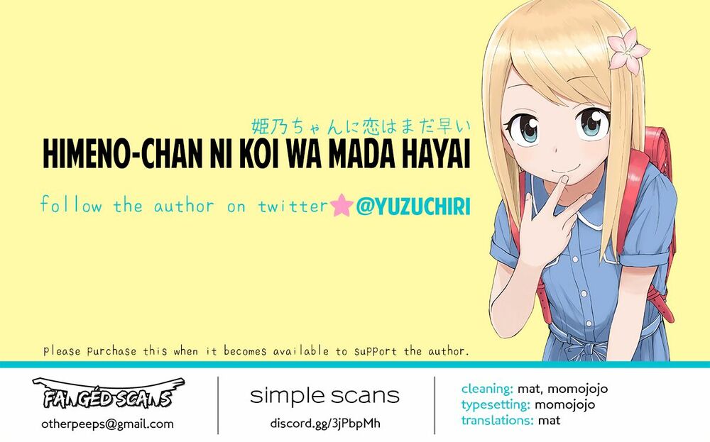 với himeno-chan thì yêu vẫn còn quá sớm đó! Chapter 0 - Trang 2